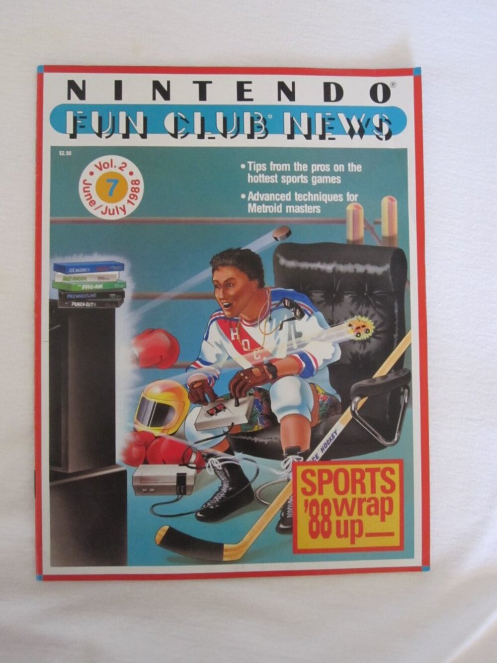 July 1988 Nintendo Fun Club News Magazine - '88 Sports Wrap-Up